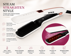 Steam Hair Straightening & Styling Comb