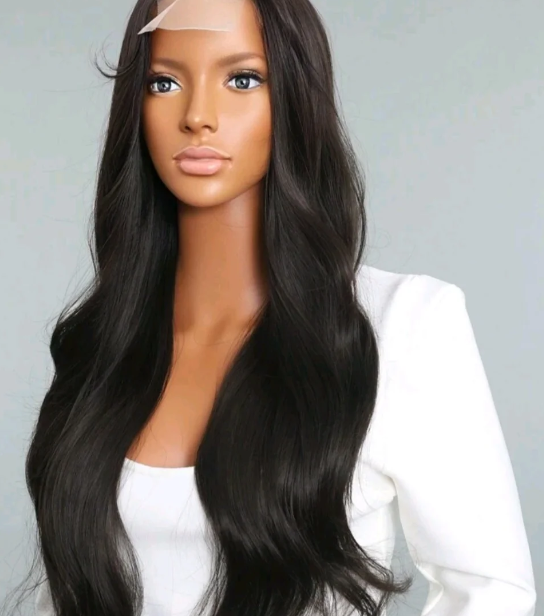 Brandy wig angled front view