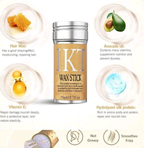IKT wax stick ingredient and benefits graphic