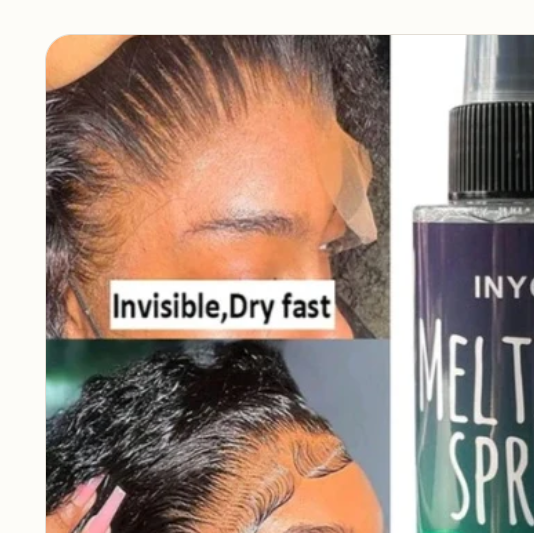 INYOU lace melting and holding spray